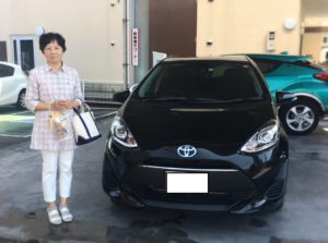 店頭 納車式 アクア 嬉しい快適装備 和歌山トヨタ自動車株式会社