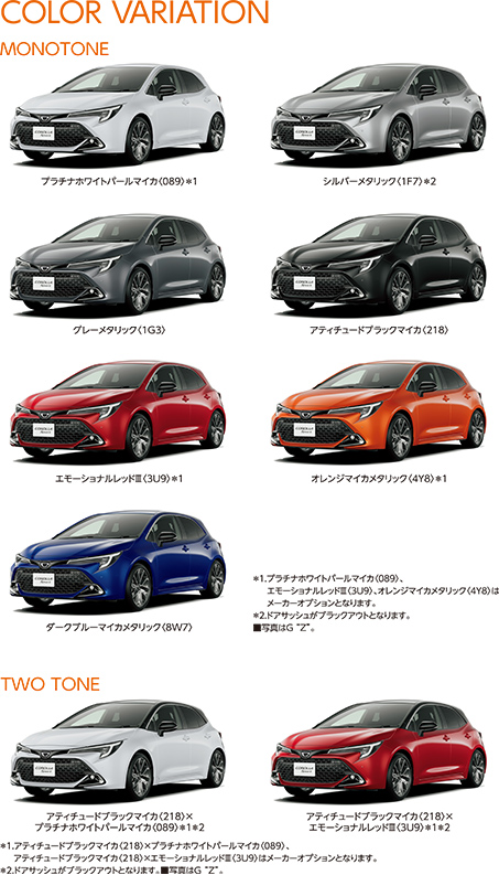 カラーバリエーション