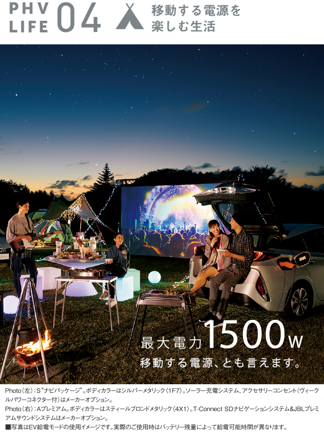 PHV LIFE 04 移動する電源を 楽しむ生活