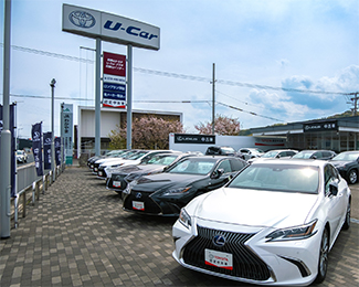 U-Carプラザ和歌山インター店のレクサス専門コーナー